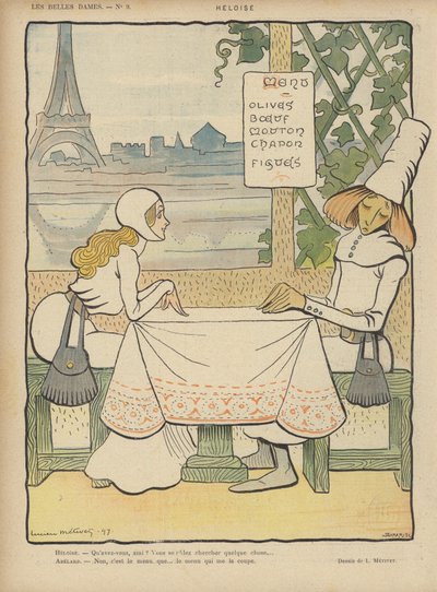 Ilustração para o riso de Lucien Metivet