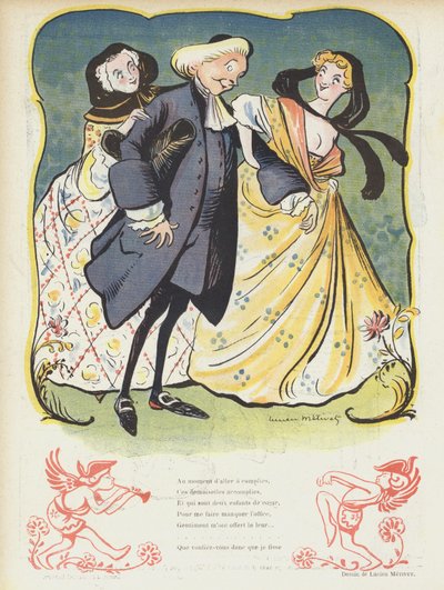 Ilustração para o riso de Lucien Metivet