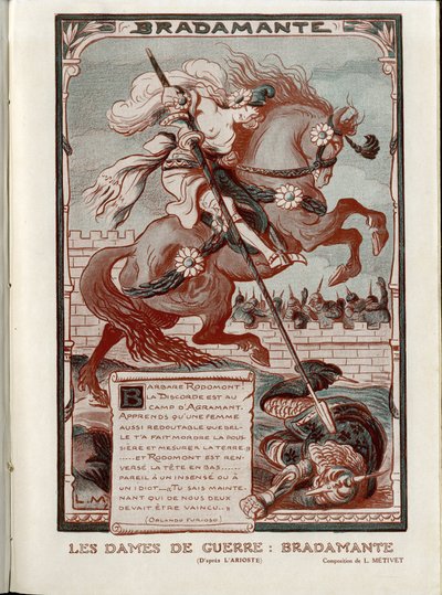 Ilustração em "Fantasio". de Lucien Metivet