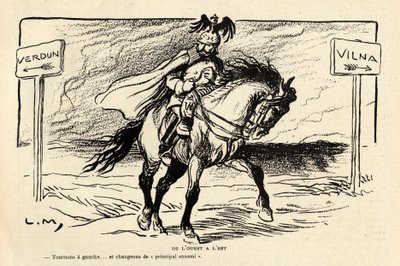 Le Rire rouge, sátira B&W de Lucien Metivet