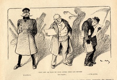Le Rire rouge, sátira B&W de Lucien Metivet