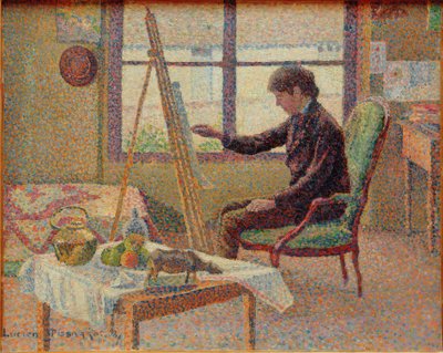 Estúdio do Artista - Retrato do Irmão de Lucien Pissarro