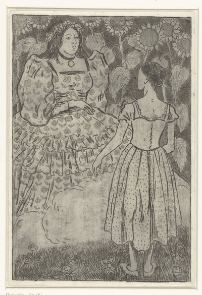Fada Aparece para Cinderela de Lucien Pissarro