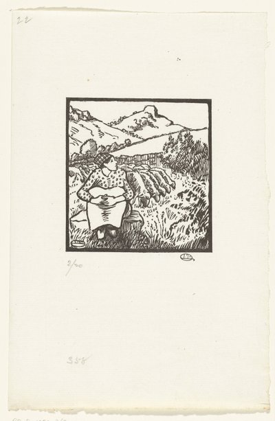 do pastor Bergère C.O. do Monte Tour de Lucien Pissarro
