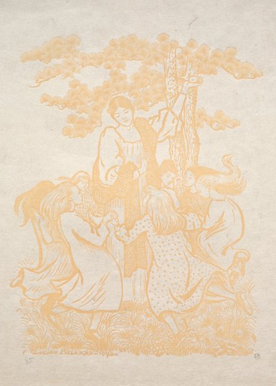 Ilustração 25: A Rodada de Lucien Pissarro