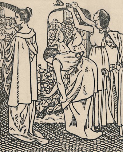 A Bela Adormecida, 1919 de Lucien Pissarro