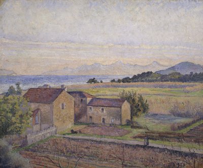 Bormes roadstead de Lucien Pissarro
