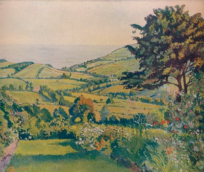 Vista para o mar, Fishponds, 1915, c1932 de Lucien Pissarro