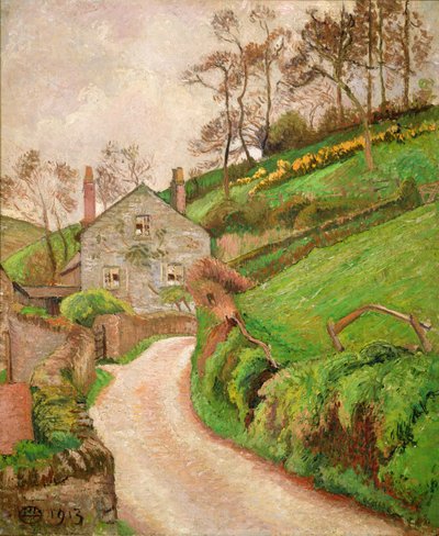 The Gamekeeper&39;s House ou The Gardener&39;s Cottage de Lucien Pissarro
