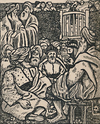 O Encontro dos Anciãos, 1919 de Lucien Pissarro