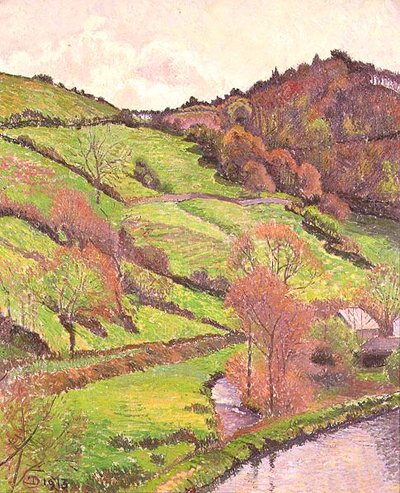 A Piscina, Blackpool, Devon de Lucien Pissarro