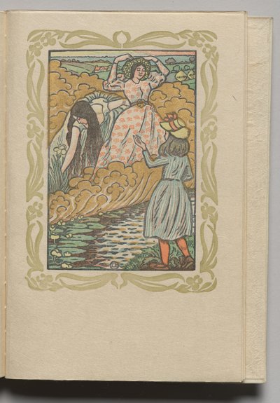 A Rainha dos Peixes: Placa 12 de Lucien Pissarro