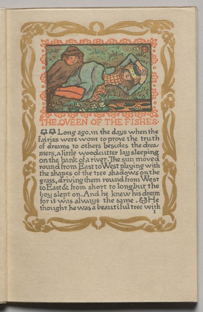 A Rainha dos Peixes: Placa 1 de Lucien Pissarro
