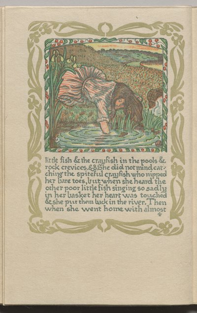A Rainha dos Peixes: Placa 4 de Lucien Pissarro