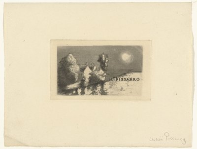 Cartão de visita para Madame Pissarro de Lucien Pissarro