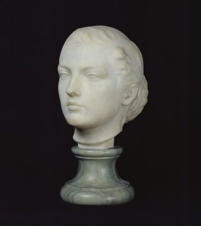 Chefe de Jane Poupelet (1878-1932) 1897 (mármore) de Lucien Schnegg