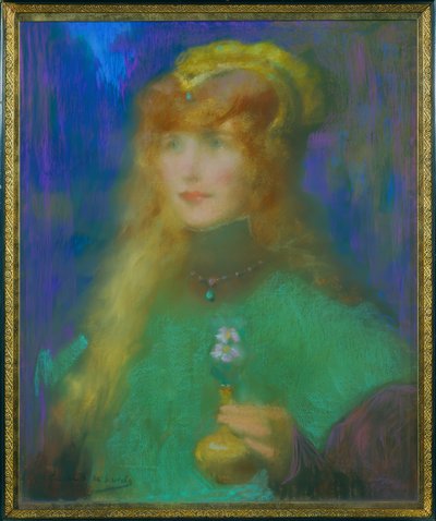 Princesa com orquídeas de Lucien Victor Guirand de Scevola