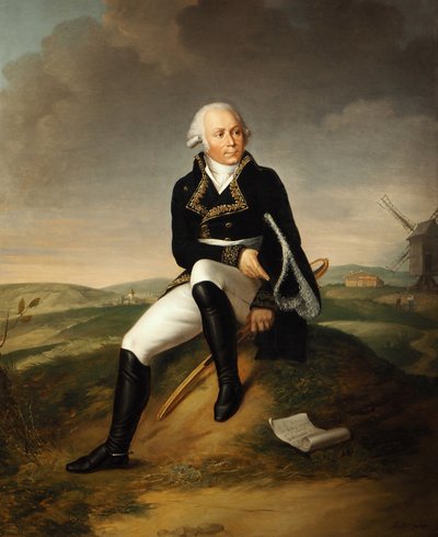 Retrato de François Christophe Kellerman 1735-1820 (óleo sobre tela) de Lucile Fouillon Vachot
