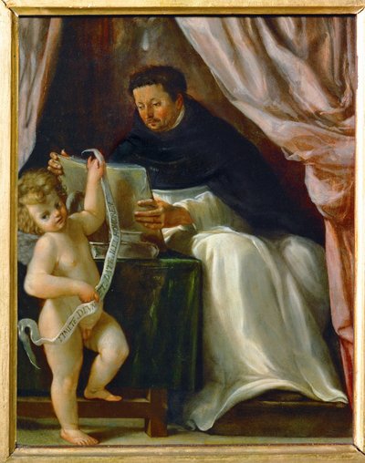 O dominicano São Vicente Ferrer e o anjo ... de Lucio massari