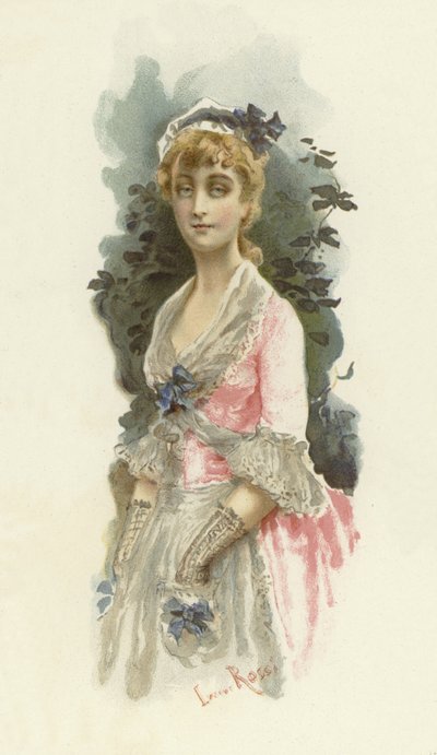 Ilustração para a escola para o escândalo (chromolitho) de Lucius Rossi