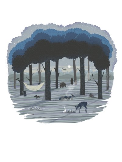 Grandes espaços ao ar livre, 2015 (digital) de Lucy Banaji