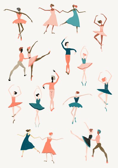 Rox Pops Ballet, 2014 (digital) de Lucy Banaji