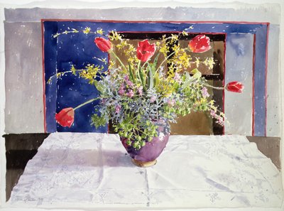 Flores de Mola em Vaso de Lucy Willis