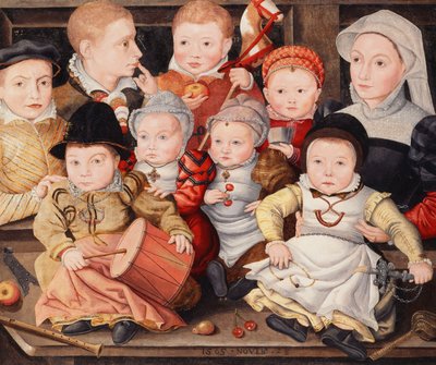 Retrato de Grupo de Crianças, 1565 de Ludger Tom the Younger Ring