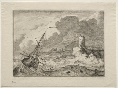 Tempestade no Mar de Ludolf Backhuysen