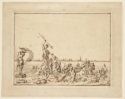 Alegoria de Amsterdã como cidade irmã de Ludolf Bakhuizen