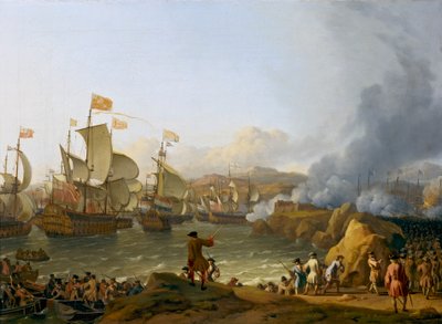 A Batalha da Baía de Vigo de Ludolf Bakhuizen