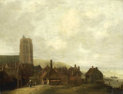 Vista de Egmond aan Zee de Ludolf Bakhuysen