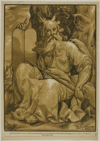 Moisés com as Tábuas da Lei de Ludolph Büsinck
