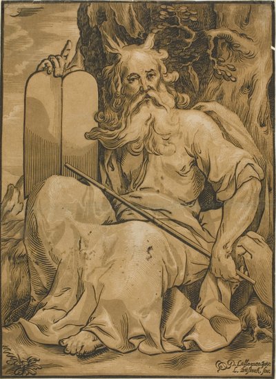 Moisés com as Tábuas da Lei de Ludolph Büsinck