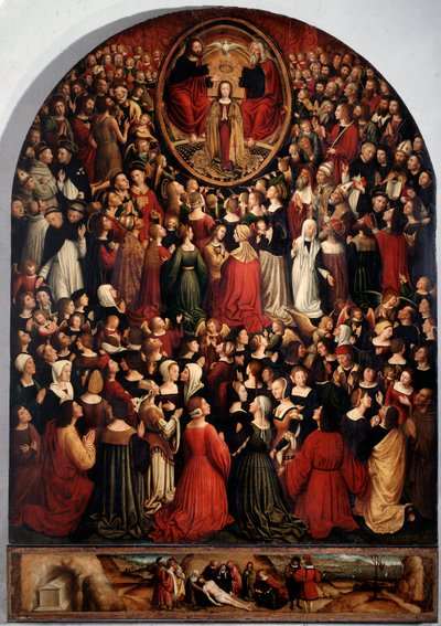 Coroação da Virgem no Paraíso (Pintura de Ludovico Brea