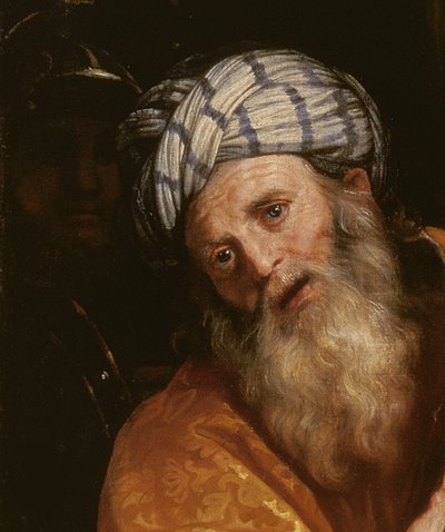 Detalhe de Pilatos de Ecce Homo de Ludovico Cardi Cigoli