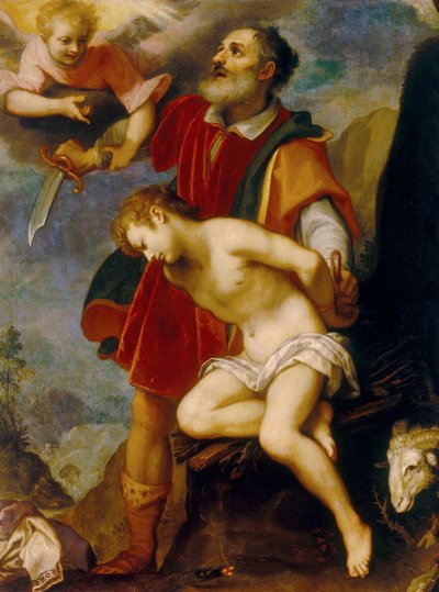 O sacrifício de Isaac de Ludovico Cardi Cigoli