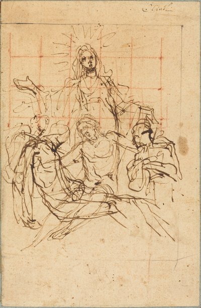 A Pietá (reto) de Ludovico Cardi called Cigoli