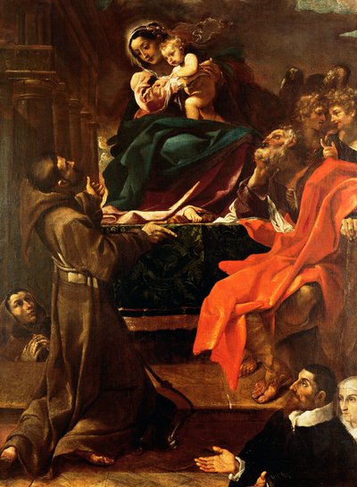 Sagrada Família com São Francisco e os Doadores de Ludovico Carracci