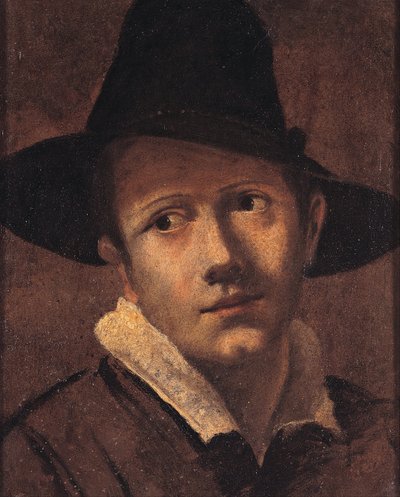 Retrato de um jovem de Ludovico Carracci