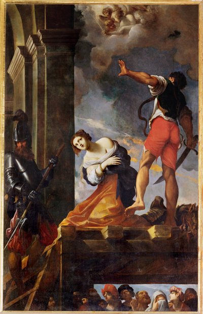 O martírio de Santa Margarida de Ludovico Carracci