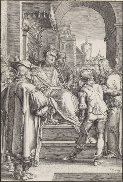 Cristo perante Pilatos
A Paixão (título da série) de Ludovicus Siceram