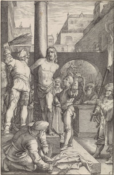 A flagelação de Cristo
A Paixão (título da série) de Ludovicus Siceram
