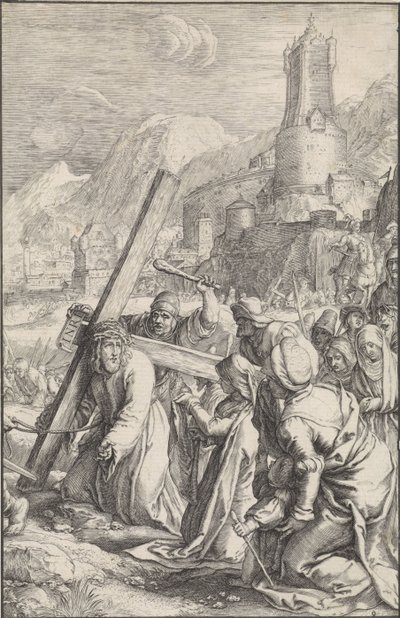 Carregando a cruz A Paixão (título da série) de Ludovicus Siceram