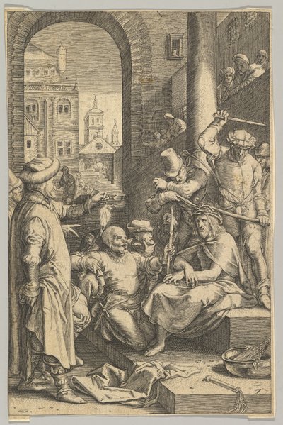 The Crowning with Thorns, de The Passion of Christ, ca. 1623. de Ludovicus Siceram