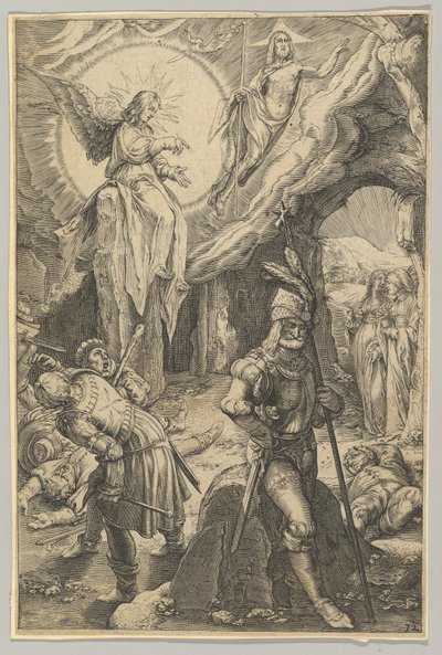 A Ressurreição, de A Paixão de Cristo, ca. 1623. de Ludovicus Siceram