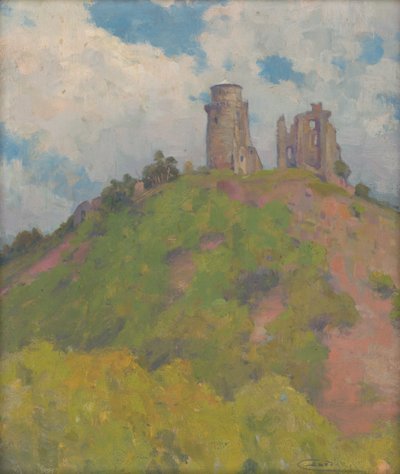 Ruínas do Castelo de Slanec de Ludovit Cordak