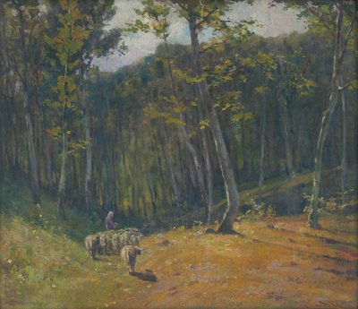 Ovelhas na floresta de Ludovit Cordak