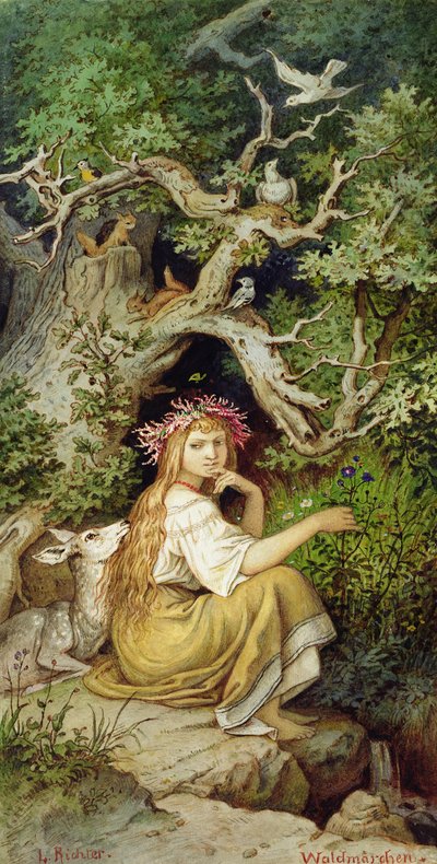 Ninfa da Madeira 88: Waldmaerchen de Ludwig Adrian Richter
