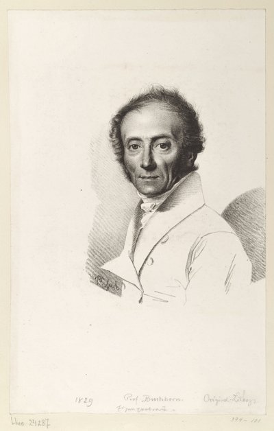 Autorretrato de Ludwig Buchhorn
